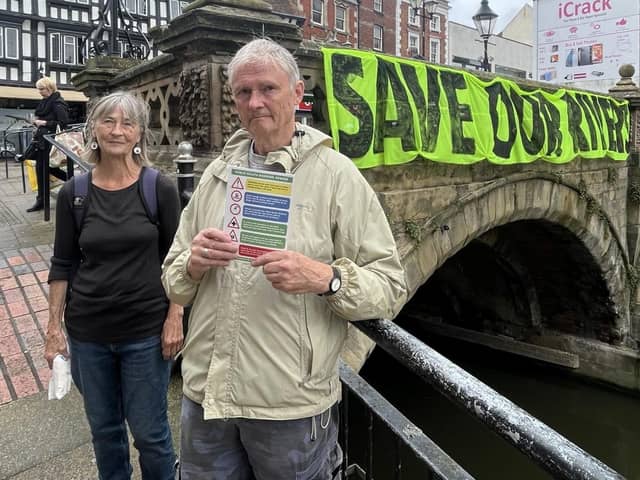 Rosemary Robinson and Eddie Francis from XR Lincolnshire. (Photo by: James Turner/Local Democracy Reporting Service)