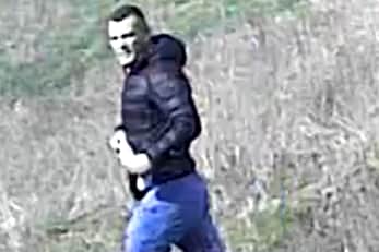 Police are looking to speak to the man in this video footage. Photo: Lincs Police
