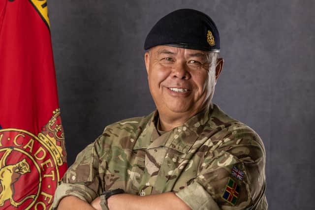 Prof Sir Jonathan Van-Tam, now the Honorary Colonel of Lincolnshire Army Cadet Force.