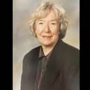 Former Boston High School headteacher Mary Webb at the time of her retirement in 1995.