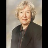 Former Boston High School headteacher Mary Webb at the time of her retirement in 1995.
