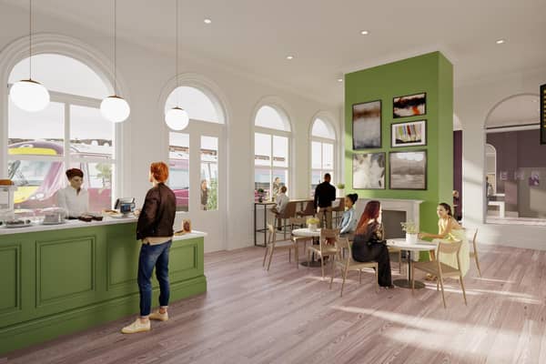 A new community café forms part of the planned makeover to Boston Railway Station.