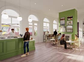 A new community café forms part of the planned makeover to Boston Railway Station.