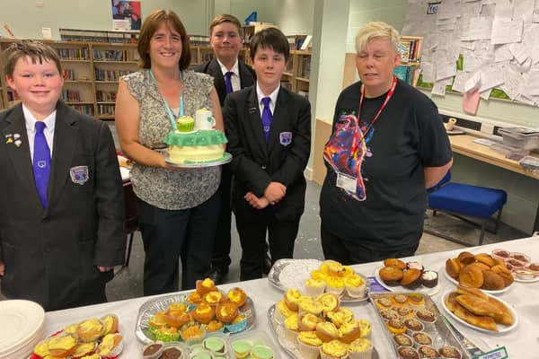 Students and staff at The Gainsborough Academy took part in a coffee morning for Macmillan Cancer Support