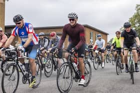 And they're off! The start of the 37th Boston Slog event at RAF Coningsby.