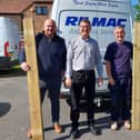 Representatives from Rilmac ready to make another donation to a community organisation within Lincolnshire.