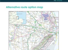 Alternative route map.
