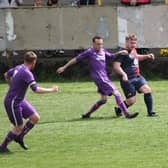 Pointon won the treble. Photo: Giles Elson