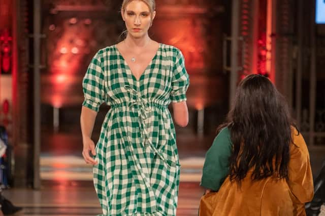 House of Flint's inclusive designs showcased at London Fashion Week. Photo credit: Edward Groover