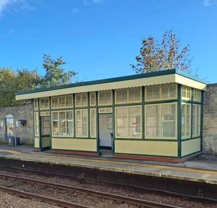 The newly-restored waiting room