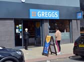 Queues gather for the reopening of Greggs