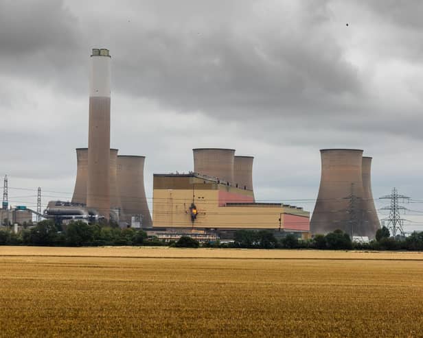 The demolition of Cottam Power Station