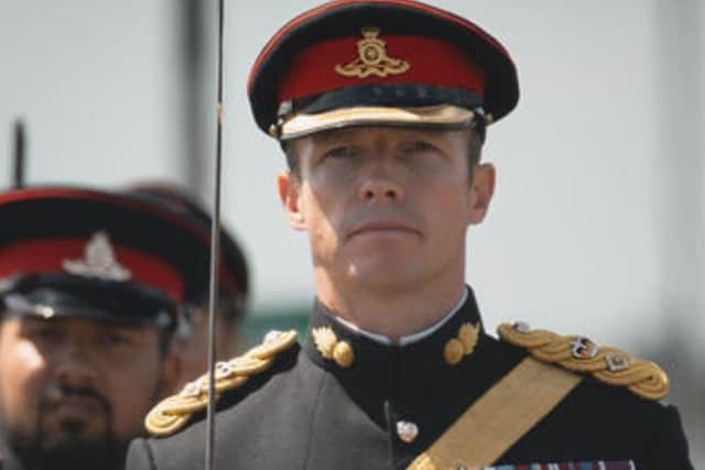 Lt Col Daniel Herberts, now an OBE. Picture: James Hallam, @pilgrim_visuals