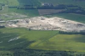 The site of the former gas terminal at Theddlethorpe, which is under consideration for the nuclear waste dump.