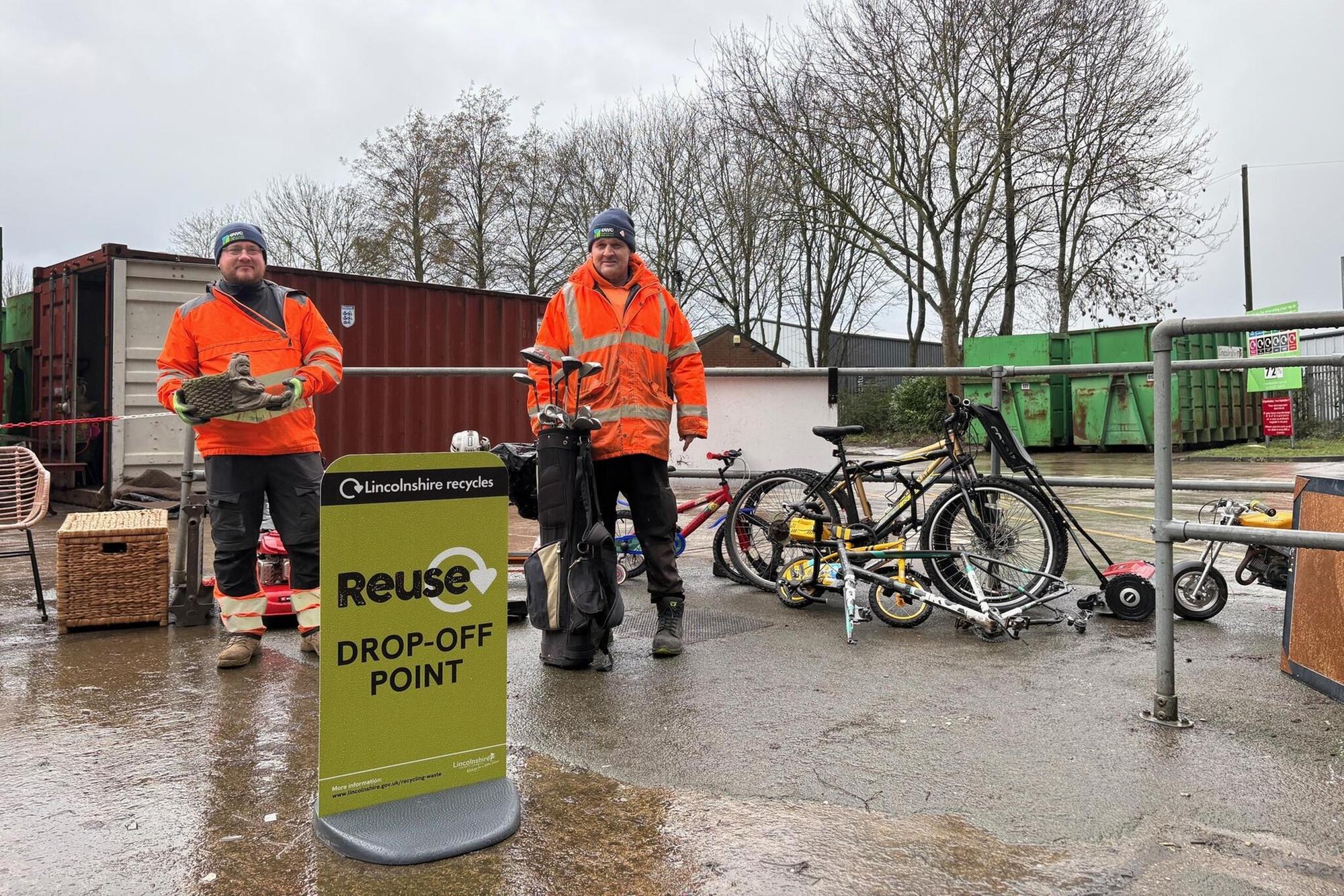 Local Drop Off Point Image New drop-off points at tips for re-usable unwanted items