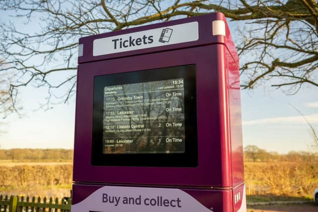 A new Smart Kiosk has been installed at Gainsborough Lea Road train station