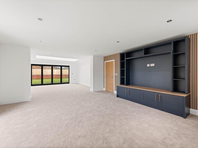 The lounge and cinema room.