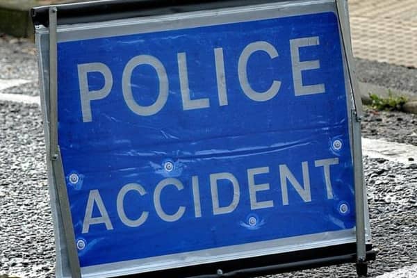 An overturned lorry blocked the A15 at Folkingham.