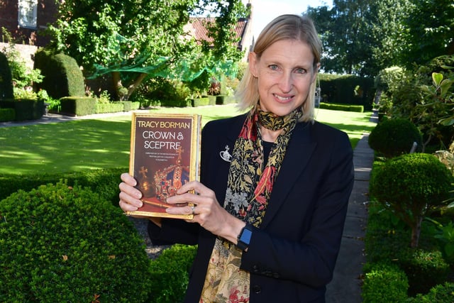 Royal author and historian, Tracy Borman pictured outside Fydell House in Boston.