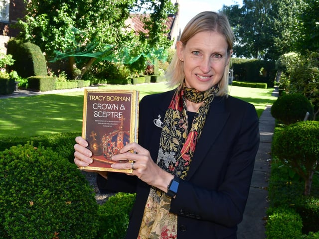 Royal author and historian, Tracy Borman pictured outside Fydell House in Boston.