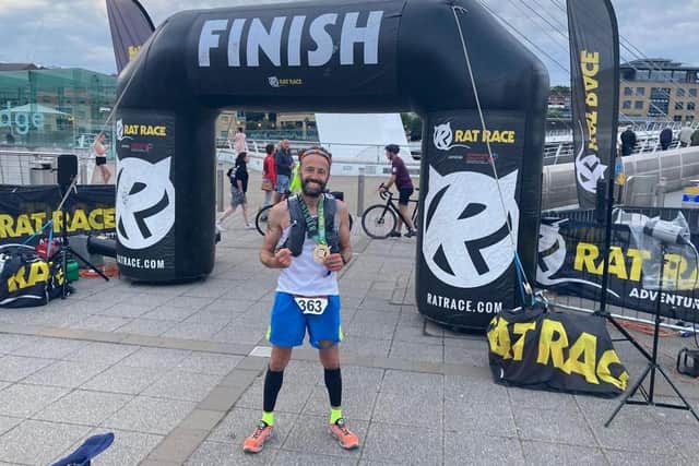 Fundraiser Mark Morris, who is running for 2,000 days to raise funds for Lindsey Lodge Hospice & Healthcare. Image courtesy of Mark Morris