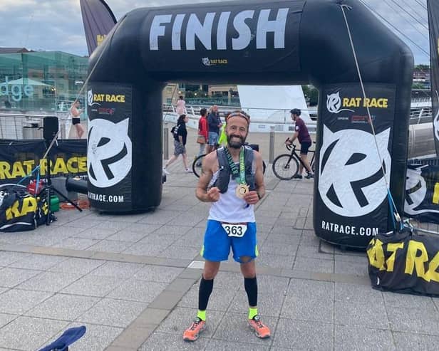 Fundraiser Mark Morris, who is running for 2,000 days to raise funds for Lindsey Lodge Hospice & Healthcare. Image courtesy of Mark Morris