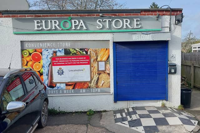 Europa Store, in Red Lion Street, Boston.