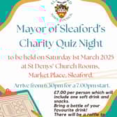 Mayor's Charity Quiz Night Poster