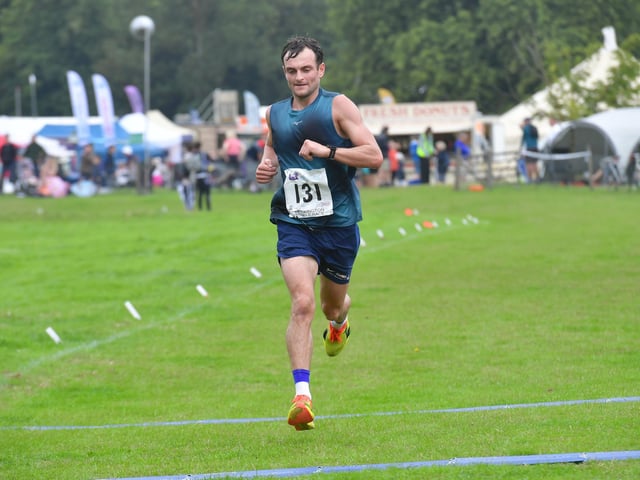 3rd runner to finish the 10 mile road race - Matthew Nicholson of Cleethorpes AC.