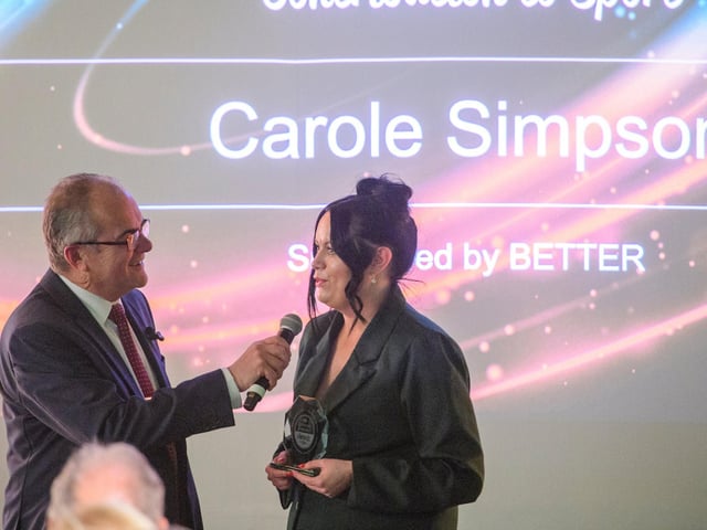 Contribution to Sport winner Carole Simpson of North Hykeham. Picture: Chris Vaughan Photography for NKDC