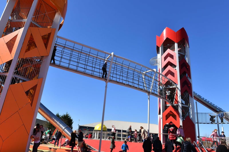 Playground Butlins 'We love it': Families' verdict on £2.5m SKYPARK playground at Butlin's ...