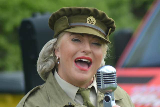 Entertainment will include a performance from Karen Howell singing well-known 40’s favourites