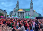 The space was packed out for the iconic event