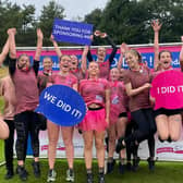 Icicles Junior celebrate after the race. Brooke is centre, in black shorts.