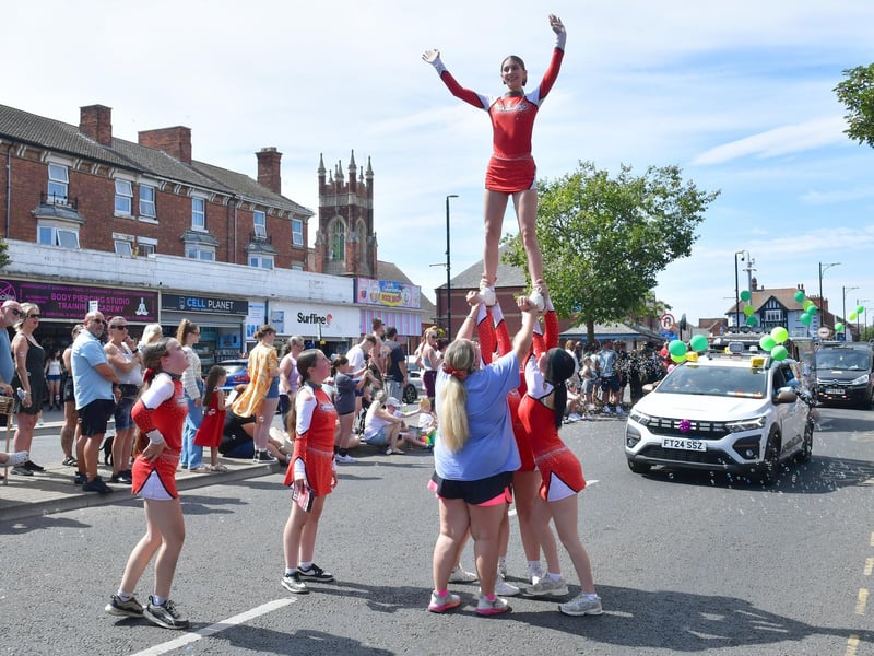 Action from the parade on Sunday, August 9.