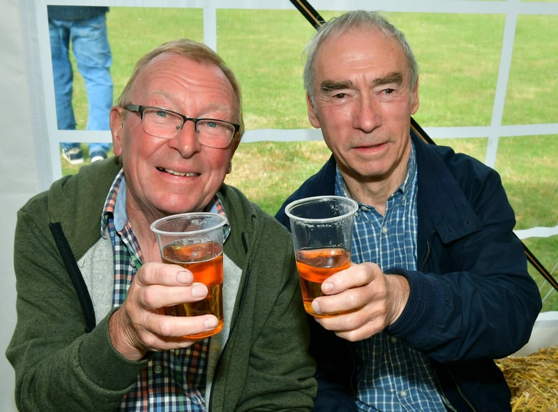 L-R Randolf Murray and Tony Andrews of Sleaford