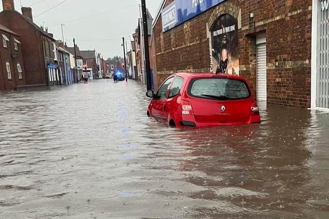 Flooding in Oxford Street