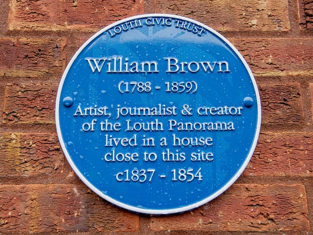 The blue plaque in Vickers Lane