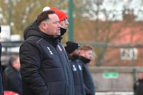 Skegness Town joint-manager, Chris Rawlinson.