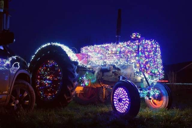 One of the tractors involved in the run. Picture: Bartosz Fedkowicz