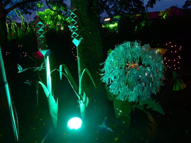 Sleaflora on Eastgate Green, created by Emily Cartwright and Kesteven and Sleaford High School students.