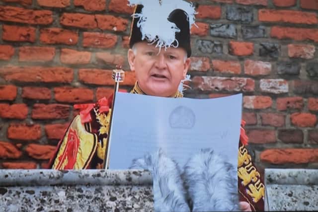The Principal Proclamation of the new sovereign has now taken place on the balcony of St James' Palace in London.