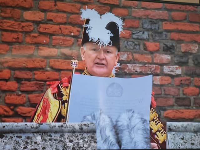 The Principal Proclamation of the new sovereign has now taken place on the balcony of St James' Palace in London.
