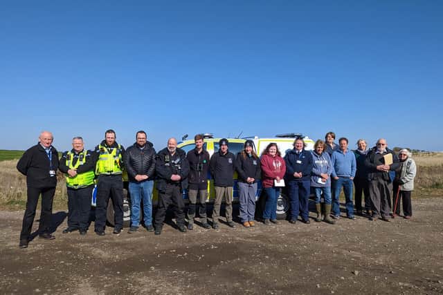 The launch of Operation Seabird in Saltfleet.