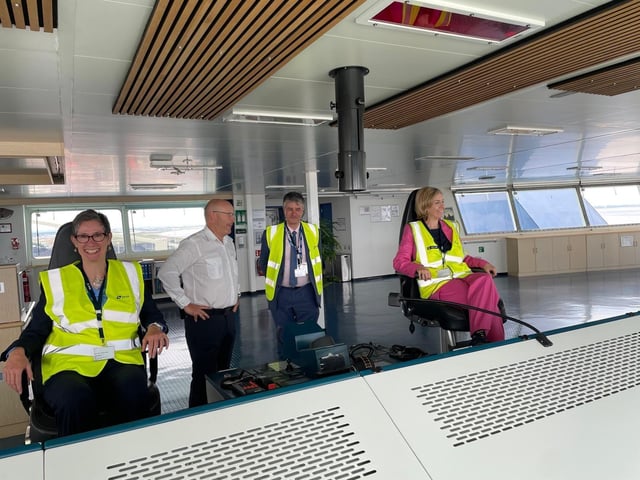 UK Ambassador to Denmark, Joëlle Jenny toured Greater Lincolnshire yesterday as part of an initiative by Foreign Secretary David Lammy to drive economic growth to the area. Here she is with Greater Lincolnshire Mayor Andrea Jenkyns and Cllr Philip Jackson at the DFDS terminal at Immingham Docks