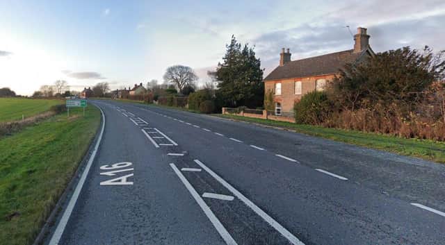 The A16 at Swaby. Photo: Google Maps