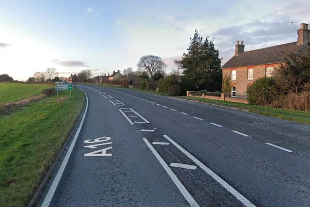 The A16 at Swaby. Photo: Google Maps