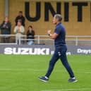 Boston United manager Paul Hurst - Pic by Alex Mather Photography.