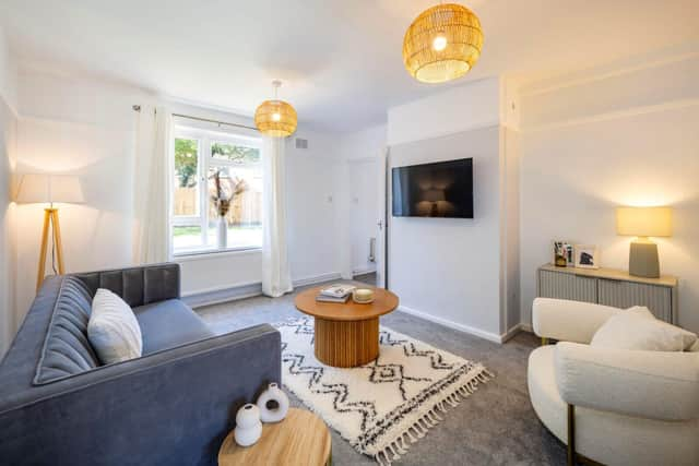 A refurbished living room at Penrose Fields, Scampton. (Photo by: Annington)