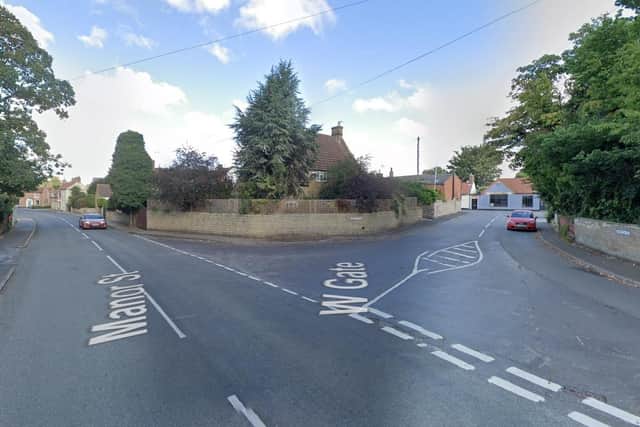 The junction of West Gate and Manor Street in Ruskington. Photo: Google